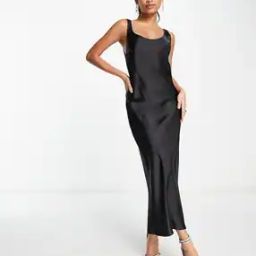 Women Scoop-Neck Midi Sheath Slip Dress-image-97
