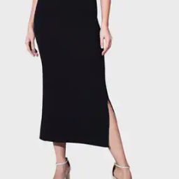  Women Mid Pencil Skirt-image-5