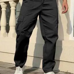 Men Relaxed Fit Cargo Pants-picture-23