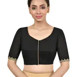 Embroidered Front-Open Blouse-picture-0