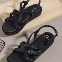 Women Heeled Sandals with Synthetic Upper-image-2