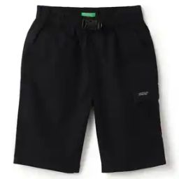 Girls Regular Fit Shorts with Elasticated Waist-picture-51
