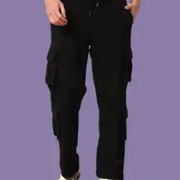 Men Track Pants with Flap Pockets-image-45
