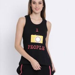 Graphic Print T-Shirt & Shorts Set-24
