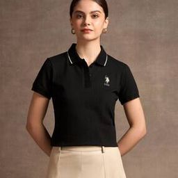 u.s. polo assn. Women Regular Fit Polo T-Shirt-picture-6