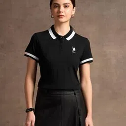 u.s. polo assn. Women Regular Fit Polo T-Shirt-picture-9