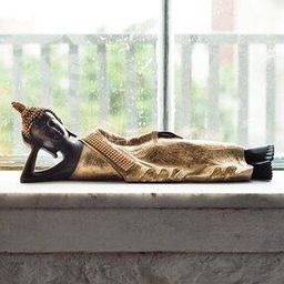 Decorative Thai Reclining Buddha Antique Showpiece-46