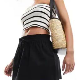 Women Tie-Waist Mini A-Line Dress-image-17