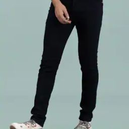 Men Washed Slim Jeans-image-89