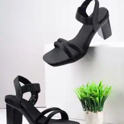 Women Heeled Sandals with Synthetic Upper-43