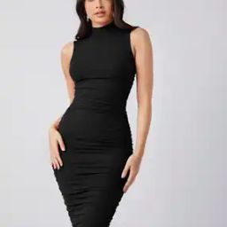 Women Sleeveless Bodycon Dress-image-21