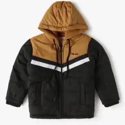 Boys Colourblock Regular Fit Zip-Front Hoodie-picture-17