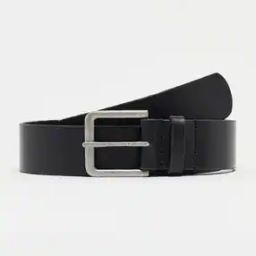 Men Belt with Burnished Silver Buckle-image-37