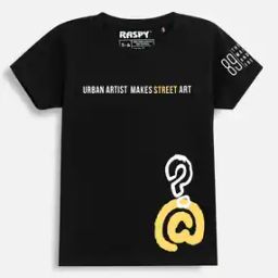 Boys Typographic Print Regular Fit T-Shirt-image-97