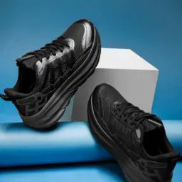 Men Round-Toe Sports Shoes with Lace Fastening-image-10