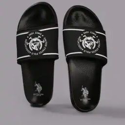 Men Logo Print Slides-12
