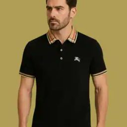 Men Logo Print Regular Fit Polo T-Shirt-image-35