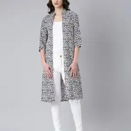 Graphic Print Shrug-34