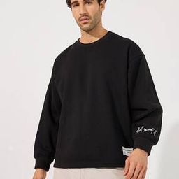 Men Sweatshirt with Round Neck-image-90