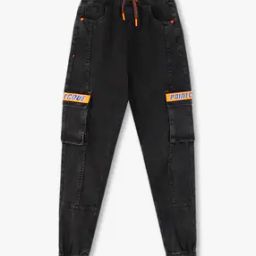 Boys Slim Fit Cargo Joggers-image-95