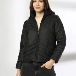 Women Quilted Regular Fit Puffer Jacket-picture-26