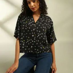 Women Floral Print Regular Fit Shirt-image-70