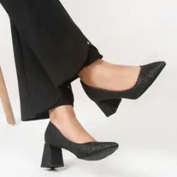 Embellished Pumps with Pointed Toes Shape-2
