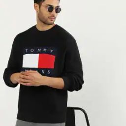 tommy hilfiger Men Brand Print Regular Fit Crew-Neck Sweatshirt-picture-49