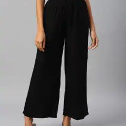 Ankle-Length Palazzos with Elasticated Waistband-picture-35