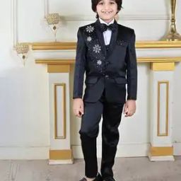 Boys Embellished Suit Set-image-73