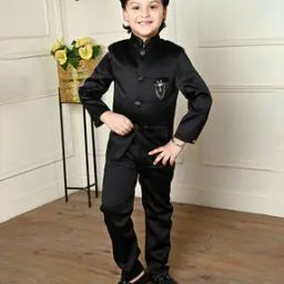Boys Satin Suit Set-image-37
