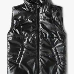 Boys Regular Fit Sleeveless Puffer Jacket-picture-44