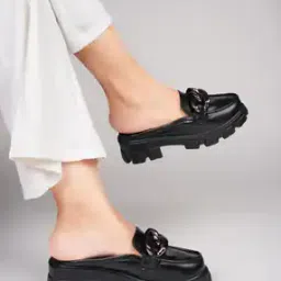 Slip-On Casual Shoes with Metal Accent-image-28