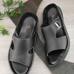 Men Flip Flops with Faux leather upper-image-98