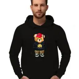 Men Regular Fit Graphic Print Hoodie-picture-24