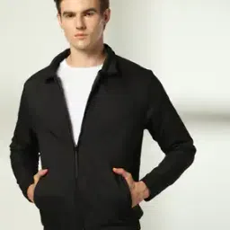 Men Slim Fit Biker Jacket-image-74