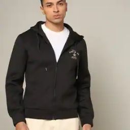 Men Regular Fit Hoodie-image-2