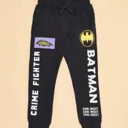 Boys Typographic Print Mid-Rise Joggers-picture-19