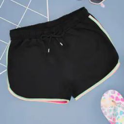 Girls Regular-Fit Shorts with Drawstring Waist-22