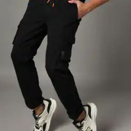 Men Mid-Rise Slim Fit Cargo Pants-image-92