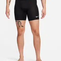 Men Regular Fit Knit Shorts with Insert Pockets-picture-1