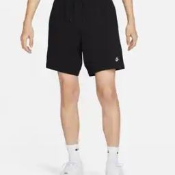 Men Regular Fit Knit Shorts with Insert Pockets-picture-2