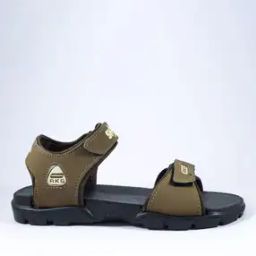 Men Open-Toe Sandals with Velcro Fastening-image-91