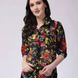 Women Floral Shirt-image-2