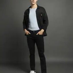 Men Henry Tapered Cropped Fit Jeans-image-27