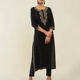 soch Embroidered Straight Kurta-picture-7