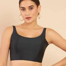 Round-Neck Back Open Blouse-image-75