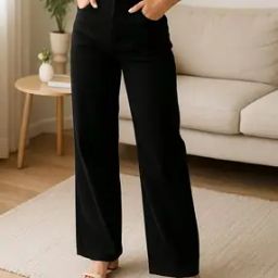 Women High-Rise Straight Jeans-image-14