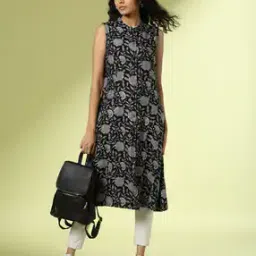 Women Floral Print Straight Kurta-image-16