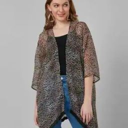Animal Print Front-Open Shrug-31